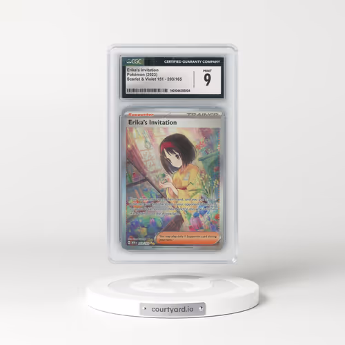 2023 Scarlet & Violet 151 - MEW EN #203/165 Erika's Invitation - Special Illustration Rare (CGC 9 MINT)