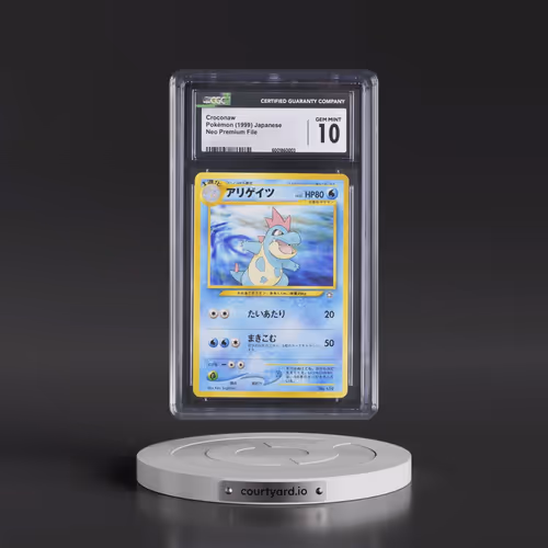 1999 Neo Premium File Croconaw - No Rarity (CGC 10 GEM MINT)