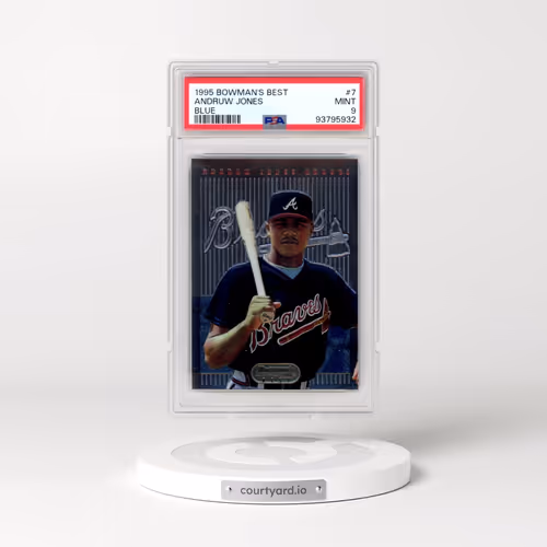 1995 Bowman's Best #7 Andruw Jones - Blue (PSA 9 MINT)