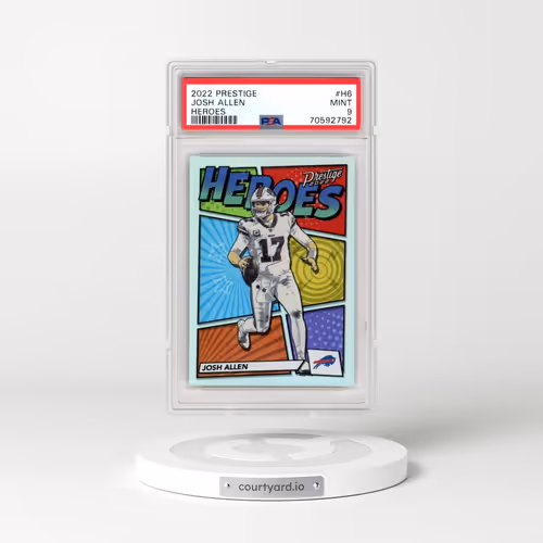 2022 Panini Prestige Heroes #H6 Josh Allen (PSA 9 MINT)