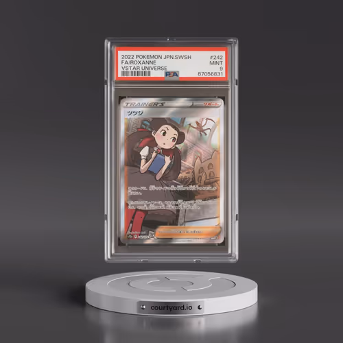 2022 Pokémon Sword & Shield Vstar Universe #242 Roxanne - Full Art (PSA 9 MINT)