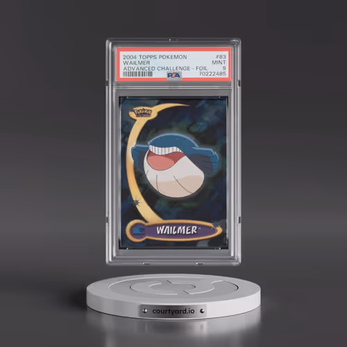 2004 Topps Pokémon Advanced Challenge #83 Wailmer - Foil (PSA 9 MINT)