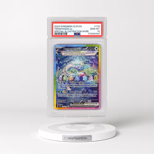 2024 Pokémon Scr EN-Stellar Crown #170 Terapagos EX - Holo Special Illustration Rare (PSA 10 GEM MIN