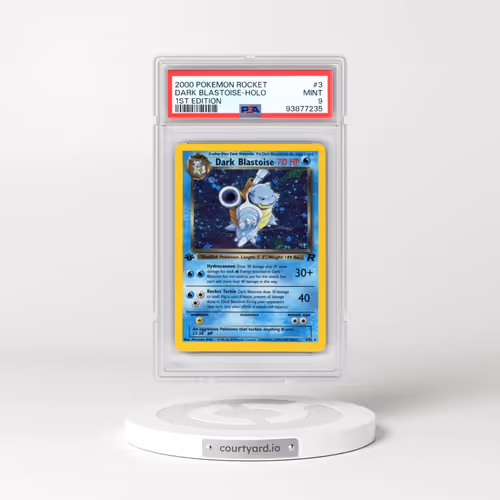 2000 Pokémon Rocket #3 Dark Blastoise - 1st Edition Holo (PSA 9 MINT)