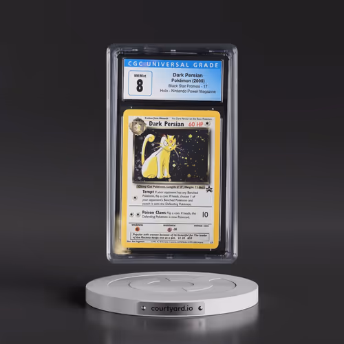 1999 Black Star Promos #17 Dark Persian - Nintendo Power Magazine (Holo) (CGC 8 NM-MT)