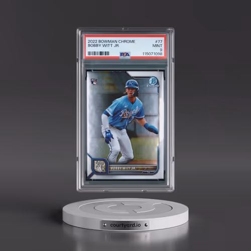 2022 Bowman Chrome #77 Bobby Witt Jr. (PSA 9 MINT)