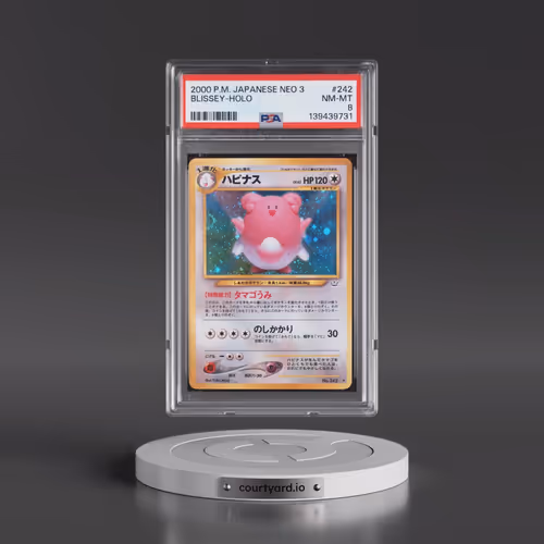 2000 Pokémon Neo 3 #242 Blissey - Holo (PSA 8 NM-MT)
