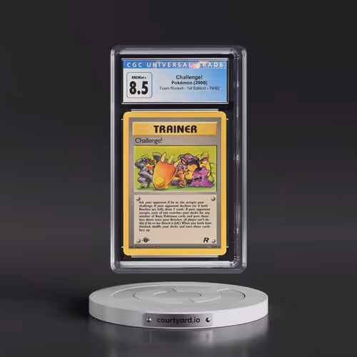 2000 Team Rocket #74/82 Challenge! - 1st Edition 1st Edition (CGC 8.5 NM-MT+)