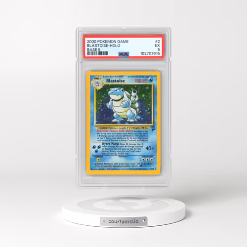 2000 Pokémon Game Base II #2 Blastoise - Holo (PSA 5 EX)