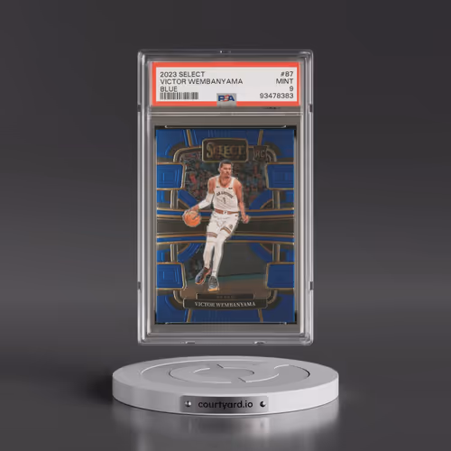 2023 Panini Select #87 Victor Wembanyama - Blue (PSA 9 MINT)