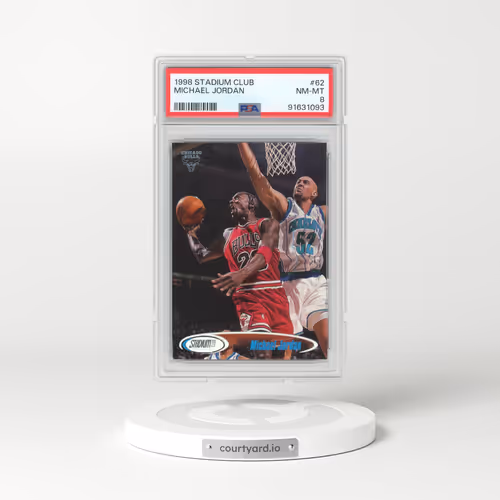 1998 Stadium Club #62 Michael Jordan (PSA 8 NM-MT)