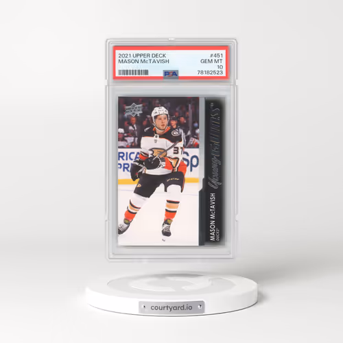 2021-2022 Upper Deck #451 Mason McTavish (PSA 10 GEM MINT)