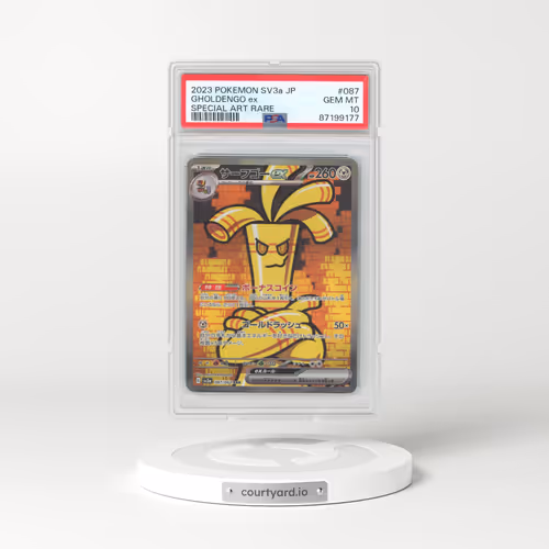 2023 Pokémon Sv3a-Raging Surf #087 Gholdengo EX - Holo Special Art Rare (PSA 10 GEM MINT)