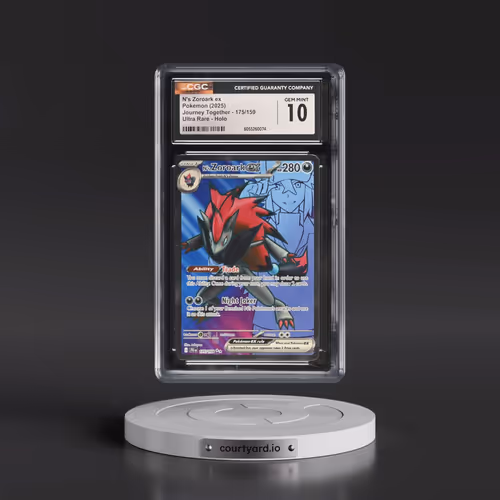 2025 Pokémon Jtg EN-Journey Together #175 N's Zoroark EX - Holo Ultra Rare (CGC 10 GEM MINT)
