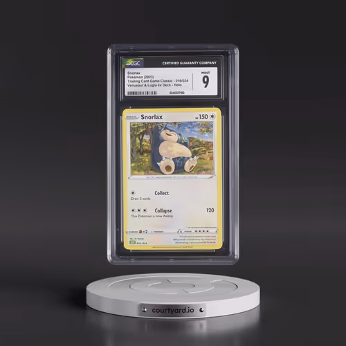 2023 Pokémon CLV-Trading Card Game Classic Venusaur & Lugia EX Deck #016 Snorlax (CGC 9 MINT)
