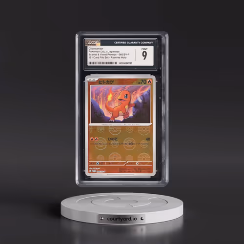 2022 Scarlet & Violet Promos CharmanderDNU - Reverse Holo 151 Card File Set Poké Ball (CGC 9 MINT)