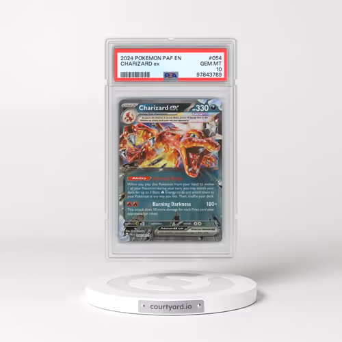 2024 Pokémon Paf EN-Paldean Fates #054 Charizard EX - Holo (PSA 10 GEM MINT)