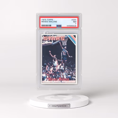 1975 Topps #254 Moses Malone (PSA 7 NM)