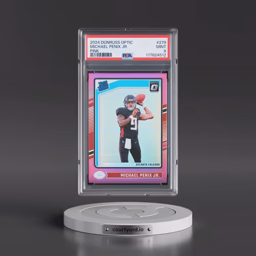 2024 Panini Donruss Optic #279 Michael Penix Jr. - Pink (PSA 9 MINT)