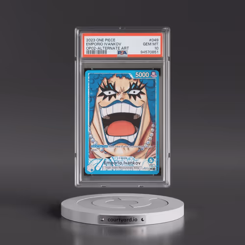 2023 One Piece OP02-Paramount War #049 Emporio Ivankov - Alternate Art (PSA 10 GEM MINT)