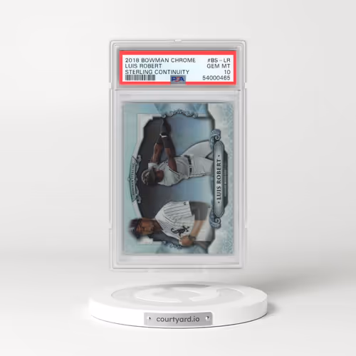 2018 Bowman Chrome Bowman Sterling Continuity #BS-LR Luis Robert (PSA 10 GEM MINT)