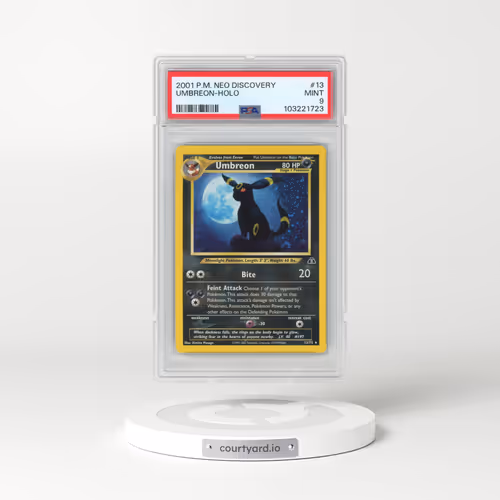 2001 Pokémon Neo Discovery #13 Umbreon - Holo (PSA 9 MINT)