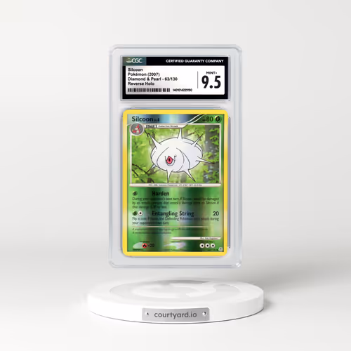 2007 Diamond & Pearl #63 Silcoon - Holo (CGC 9.5 MINT+)