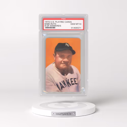 1973 U.S. Playing Card Ruth Babe Ruth - 8 of Diamonds (PSA 10 GEM MINT)