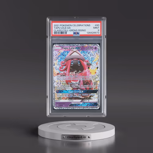 2021 Pokémon Celebrations Classic Collection #60 Tapu Lele GX - Holo (PSA 9 MINT)