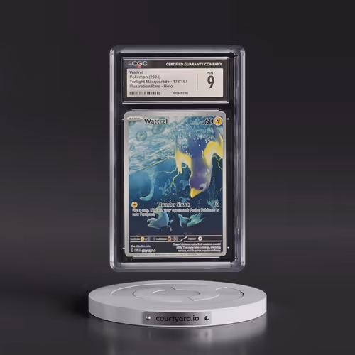 2024 Twilight Masquerade - TWM EN #178/167 Wattrel - Illustration Rare Holo (CGC 9 MINT)