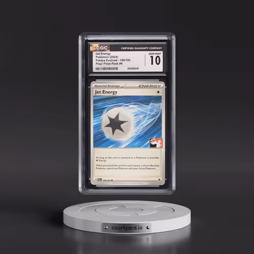 2023 Paldea Evolved - PAL EN #190/193 Jet Energy - Play! Pokémon Prize Pack #4 (CGC 10 GEM MINT)