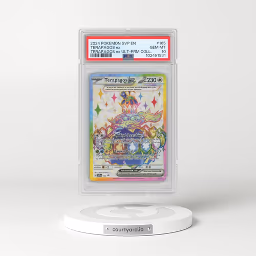 2024 Pokémon Svp EN-SV Black Star Promo #165 Terapagos EX - Holo Terapagos EX Ultra-Premium Collection (PSA 10 GEM MINT)
