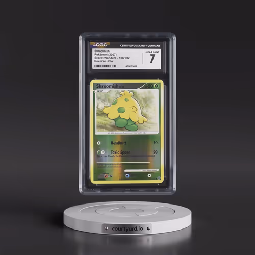 2007 Secret Wonders #108/132 Shroomish - Reverse Holo (CGC 7 NM)