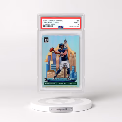 2024 Panini Donruss Optic Downtown! #21 Caleb Williams (PSA 9 MINT)