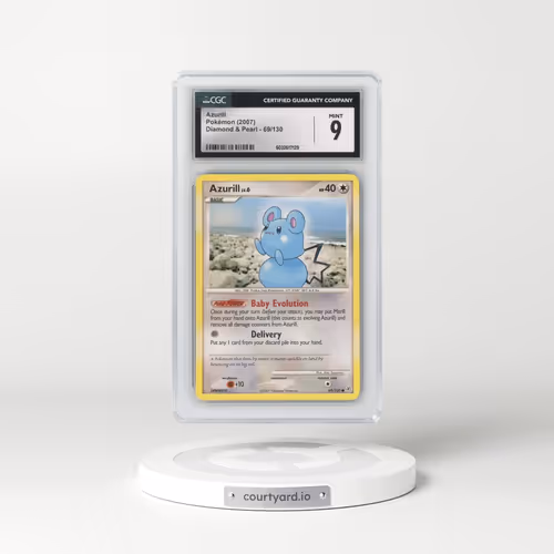 2007 Diamond & Pearl #69/130 Azurill (CGC 9 MINT)