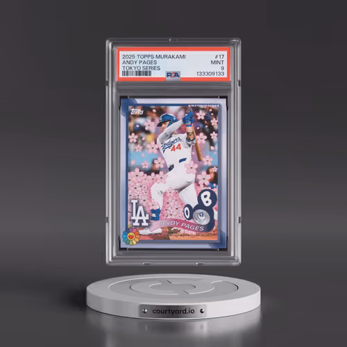 2025 Topps Takashi Murakami + MLB World Tour Tokyo Series #17 Andy Pages (PSA 9 MINT)