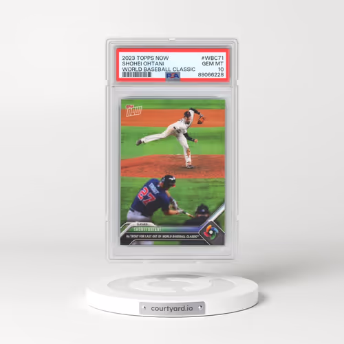 2023 Topps Now World Baseball Classic #WBC71 Shohei Ohtani (PSA 10 GEM MINT)