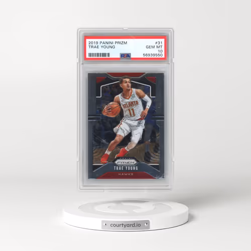 2019 Panini Prizm #31 Trae Young (PSA 10 GEM MINT)