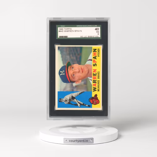 1960 Topps #445 Warren Spahn (SGC 3 VG)