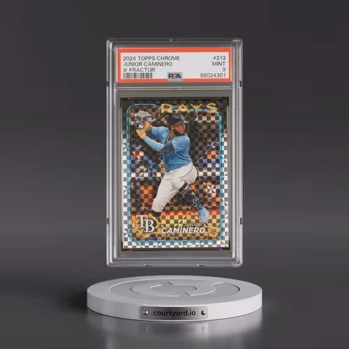 2024 Topps Chrome #213 Junior Caminero - X-Fractor (PSA 9 MINT)