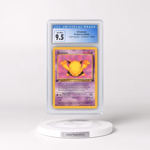 2000 Team Rocket #54/82 Drowzee - 1st Edition 1st Edition (CGC 10 GEM MINT)