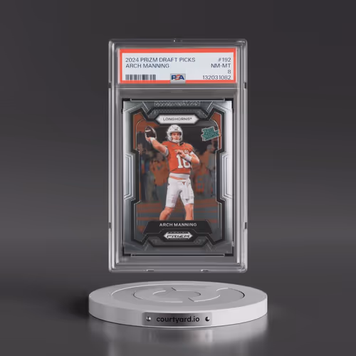 2024 Panini Prizm Draft Picks #192 Arch Manning (PSA 8 NM-MT)