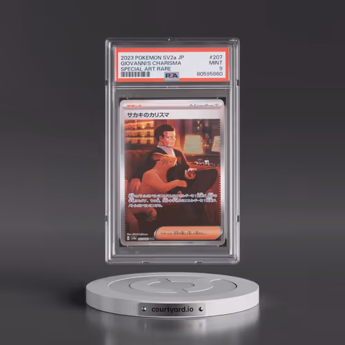 2023 Pokémon Sv2a-Pokémon 151 #207 Giovanni's Charisma - Special Art Rare (PSA 9 MINT)