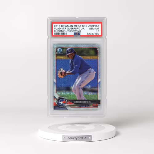 2018 Bowman Mega Box Chrome #BCP150 Vladimir Guerrero Jr. - Throwing (PSA 10 GEM MINT)