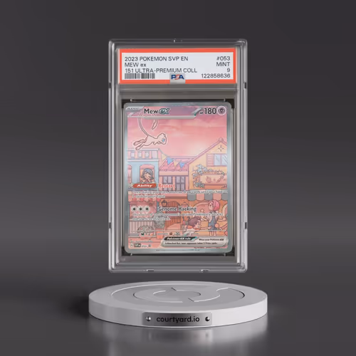 2023 Pokémon Svp EN-SV Black Star Promo #053 Mew EX - Holo 151 Ultra-Premium Collection (PSA 9 MINT)