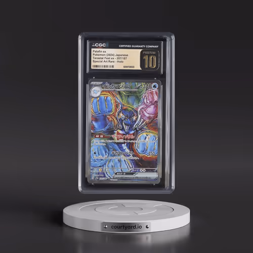 2024 High Class Pack: Terastal Fest ex - sv8a #207/187 Palafin ex - Special Art Rare Holo (CGC 10 PR