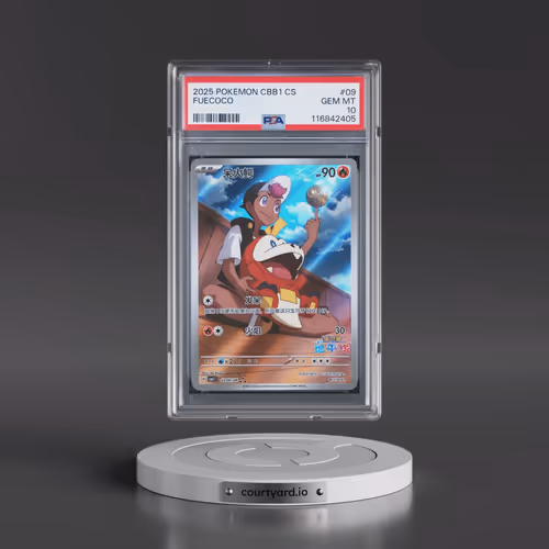 2025 Pokémon Simplified CBB1 C-Gem Pack Vol 1 #09 Fuecoco (PSA 10 GEM MINT)