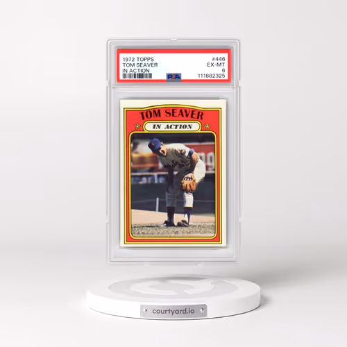 1972 Topps #446 Tom Seaver - In Action (PSA 6 EX-MT)