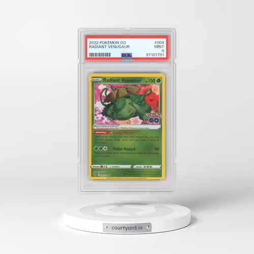 2022 Pokémon Go #004 Radiant Venusaur - Holo (PSA 9 MINT)