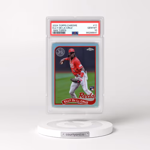 2024 Topps Chrome 1989 Topps Baseball #11 Elly de La Cruz (PSA 10 GEM MINT)